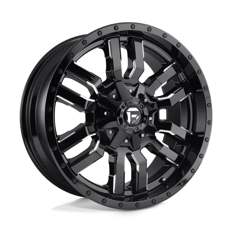 Fuel Off-Road | D595 SLEDGE 18x9.0 ET1 - GLOSS BLACK MILLED
