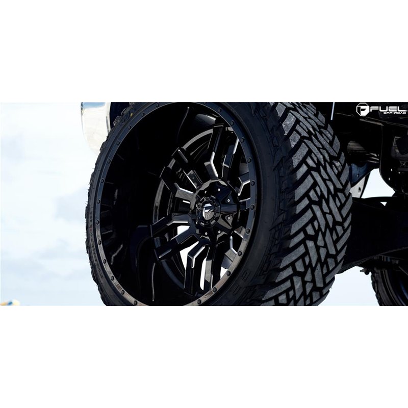 Fuel Off-Road | D595 SLEDGE 18x9.0 ET1 - GLOSS BLACK MILLED