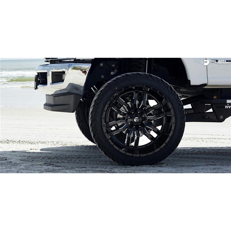 Fuel Off-Road | D595 SLEDGE 18x9.0 ET1 - GLOSS BLACK MILLED