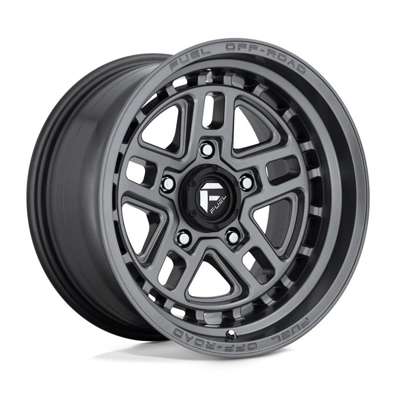 Fuel Off-Road | D668 NITRO 17x9.0 ET-12 - MATTE GUN METAL