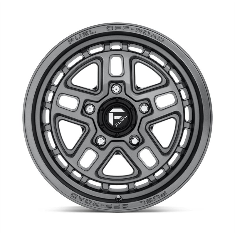 Fuel Off-Road | D668 NITRO 17x9.0 ET-12 - MATTE GUN METAL