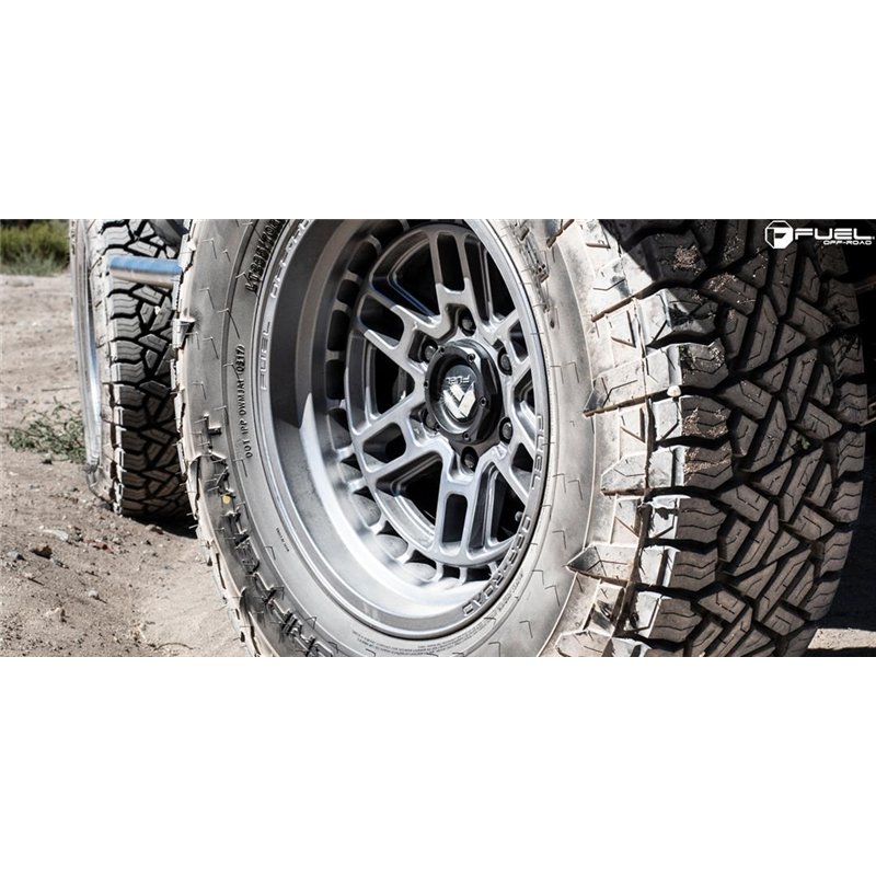 Fuel Off-Road | D668 NITRO 17x9.0 ET-12 - MATTE GUN METAL