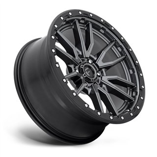 Fuel Off-Road | D680 REBEL 22x10.0 ET-13 - MATTE GUN METAL BLACK BEAD RING