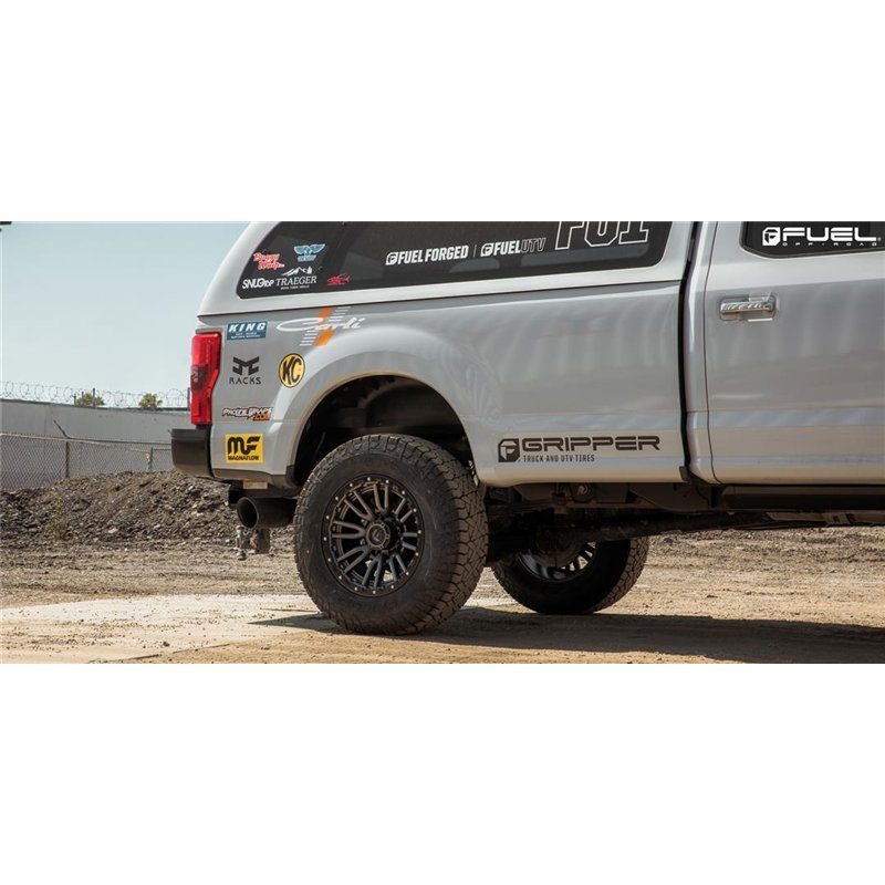 Fuel Off-Road | D680 REBEL 22x10.0 ET-13 - MATTE GUN METAL BLACK BEAD RING