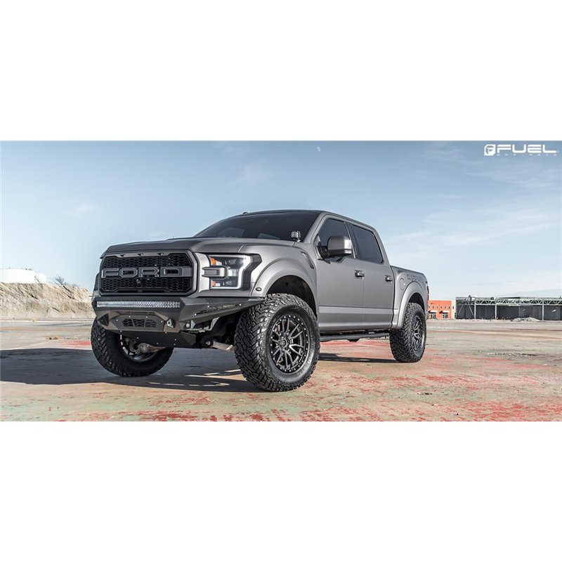 Fuel Off-Road | D680 REBEL 22x10.0 ET-13 - MATTE GUN METAL BLACK BEAD RING