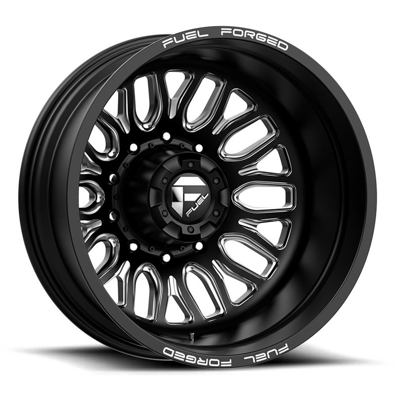 Fuel Off-Road | FF66 20x8.25 ET-202 - MATTE BLACK MILLED