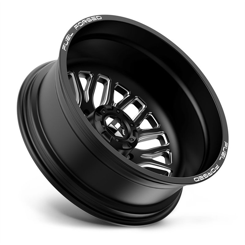 Fuel Off-Road | FF66 20x8.25 ET-202 - MATTE BLACK MILLED