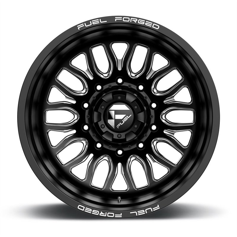 Fuel Off-Road | FF66 20x8.25 ET-202 - MATTE BLACK MILLED
