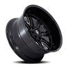 Fuel Off-Road | DARKSTAR 20x9.0 ET1 - GLOSS BLACK MILLED