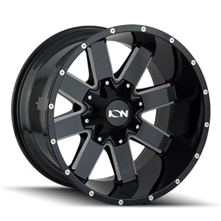 ION Wheels | Series 141 20X9.0 ET15 - Black With Natural Accents