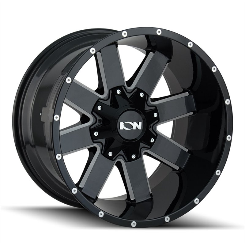 ION Wheels | Series 141 20X9.0 ET15 - Black With Natural Accents