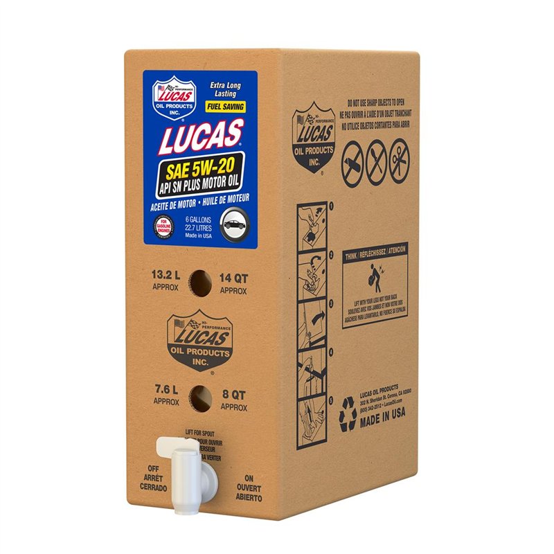 Lucas Oil | Engine Oil (6 Gallon/7.6Litres) - 5W20