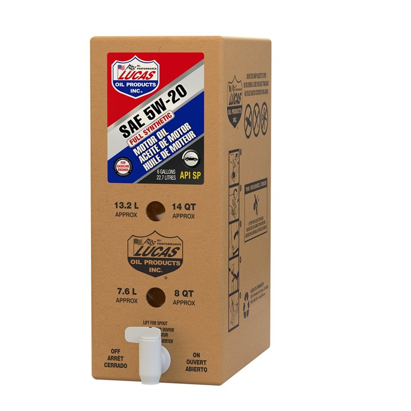Lucas Oil | Engine Oil (6 Gallon/7.6Litres) - 5W20