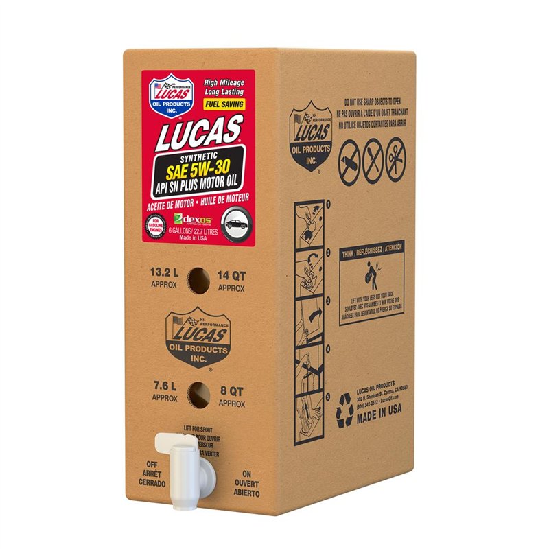 Lucas Oil | Engine Oil (6 Gallon/7.6Litres) - 5W30