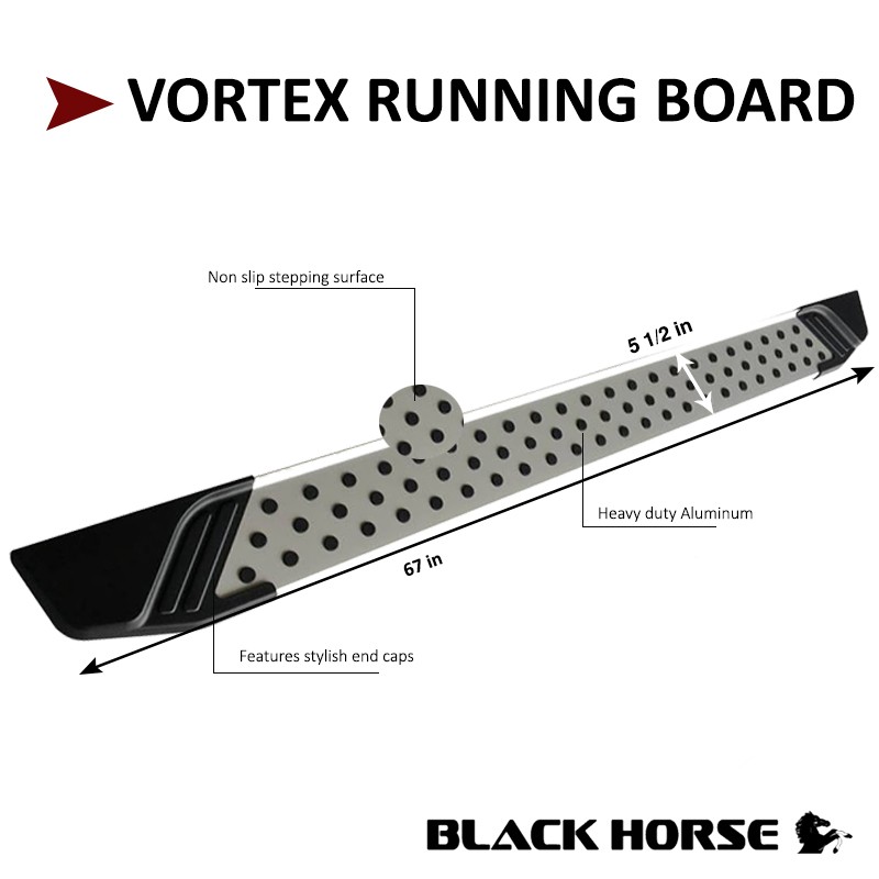 Black Horse Offroad | Running Board - Renegade 2015-2023