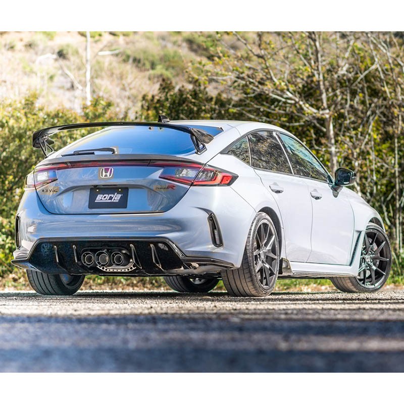 Borla | Cat-Back Exhaust ATAK , Carbon Fiber Tips - Civic 2.0T 2023-2025