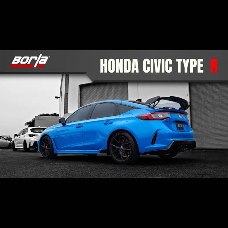Borla | Cat-Back Exhaust ATAK , Carbon Fiber Tips - Civic 2.0T 2023-2025
