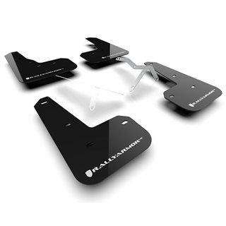 RallyArmor | Black UR Mud Flap White Logo - Integra Type S 2023-2025