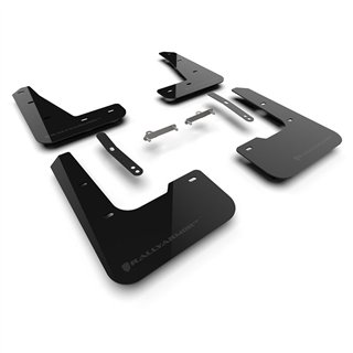 RallyArmor | Black UR Mud Flap Grey Logo - Elantra N / N-Line 2024-2025