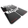 RallyArmor | Black UR Mud Flap Red Logo - Sierra 1500 AT4 2019-2025