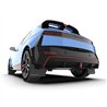 RallyArmor | Black UR Mud Flap Light Blue Logo - Ioniq 5 N 2025