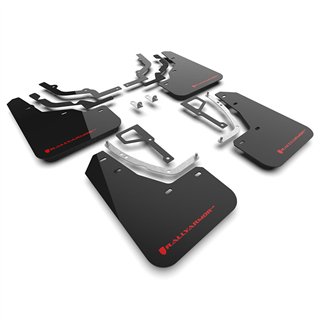 RallyArmor | Black UR Mud Flap Red Logo - Ioniq 5 N 2025