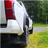 RallyArmor | Black UR Mud Flap Metallic Black Logo - Tacoma 2024-2025