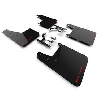 RallyArmor | Black UR Mud Flap Red Logo - Sequoia 2023-2025
