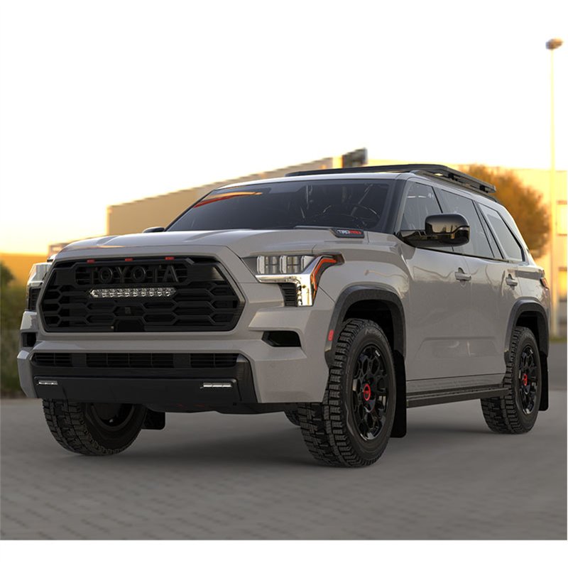 RallyArmor | Black UR Mud Flap Red Logo - Sequoia 2023-2025
