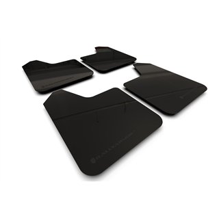 RallyArmor | UR Mud flap Metallic Black Logo - Universel