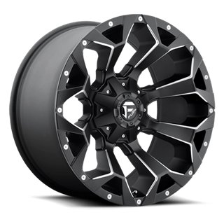 Fuel Off-Road | D546 ASSAULT 20x10.0 ET-22 - MATTE BLACK MILLED