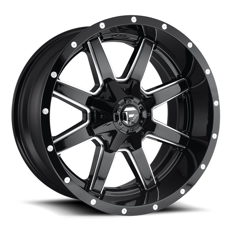 Fuel Off-Road | D610 MAVERICK 20x9.0 ET20 - GLOSS BLACK MILLED