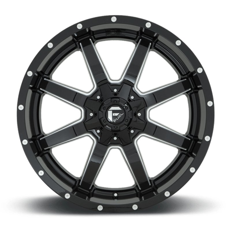 Fuel Off-Road | D610 MAVERICK 20x9.0 ET20 - GLOSS BLACK MILLED