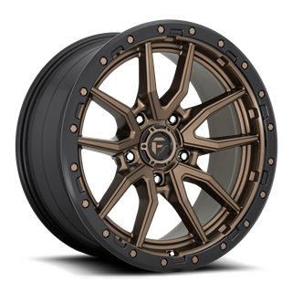 Fuel Off-Road | D681 REBEL 17x9.0 ET-12 - MATTE BRONZE BLACK BEAD RING