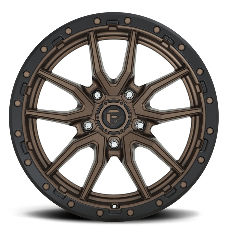 Fuel Off-Road | D681 REBEL 17x9.0 ET-12 - MATTE BRONZE BLACK BEAD RING