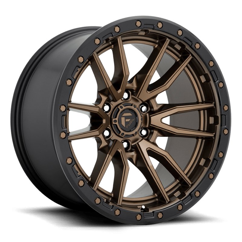 Fuel Off-Road | D681 REBEL 20x10.0 ET-18 - MATTE BRONZE BLACK BEAD RING