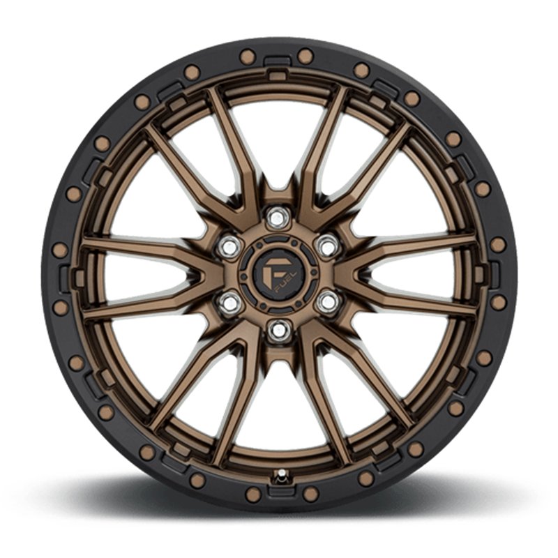 Fuel Off-Road | D681 REBEL 20x10.0 ET-18 - MATTE BRONZE BLACK BEAD RING