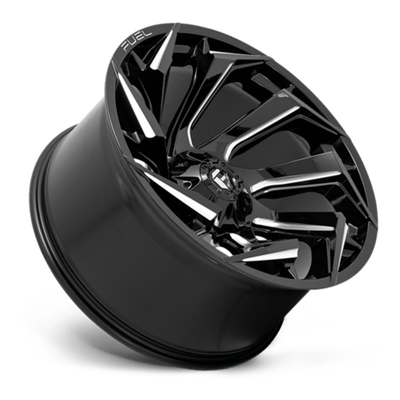 Fuel Off-Road | D753 REACTION 18x9.0 ET-12 - GLOSS BLACK MILLED