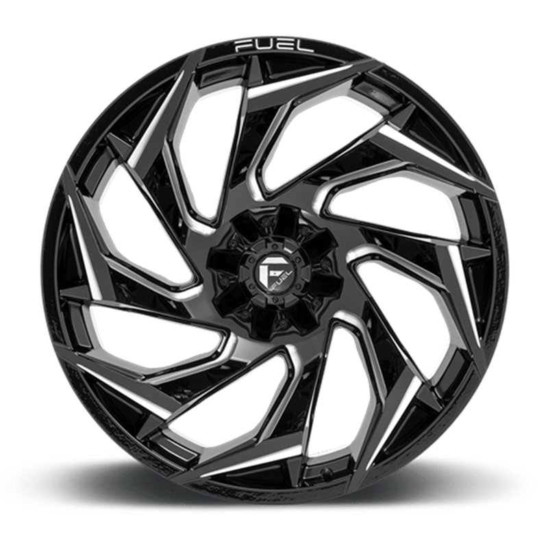 Fuel Off-Road | D753 REACTION 18x9.0 ET-12 - GLOSS BLACK MILLED