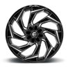 Fuel Off-Road | D753 REACTION 18x9.0 ET-12 - GLOSS BLACK MILLED