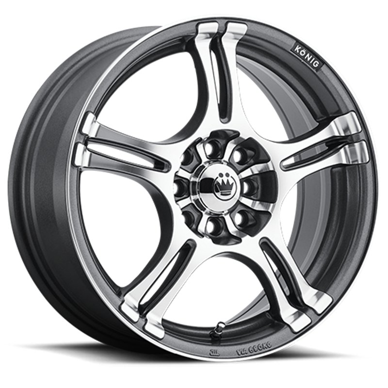 Konig | Incident SL 13x5.5 ET38 - Graphite / Machined Face