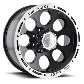 ION Wheels | 174  17x9.0 ET0 - Black / Machined Lip