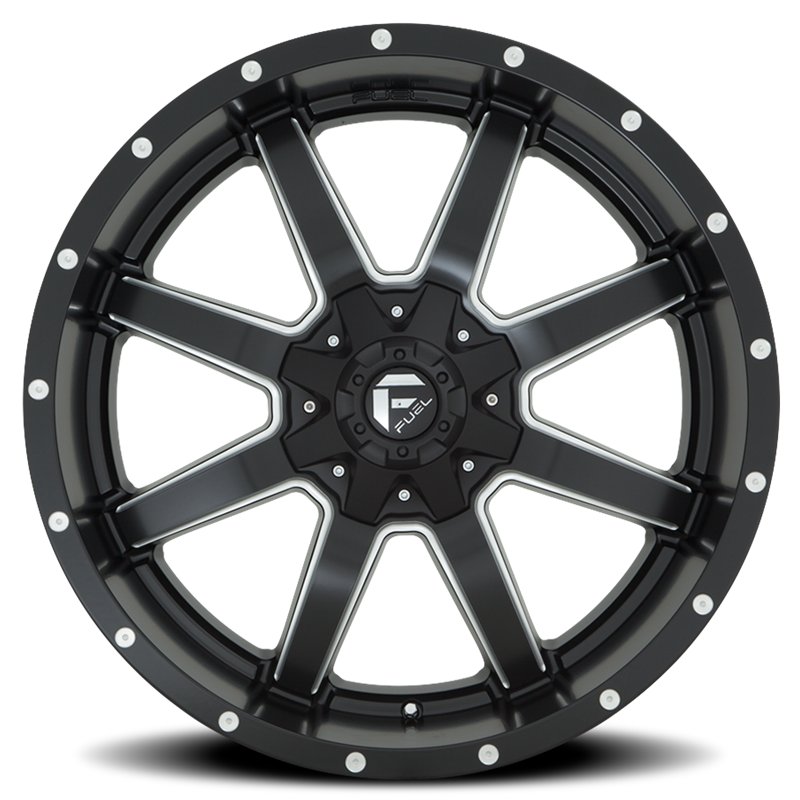 Fuel Off-Road | D538 MAVERICK 20x9.0 ET1 - MATTE BLACK MILLED