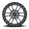 Fuel Off-Road | D680 REBEL 20x9.0 ET20 - MATTE GUN METAL BLACK BEAD RING