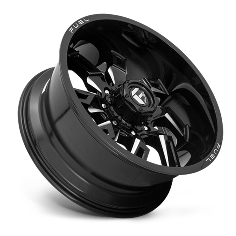 Fuel Off-Road | D747 LOCKDOWN 20x9.0 ET1 - GLOSS BLACK MILLED