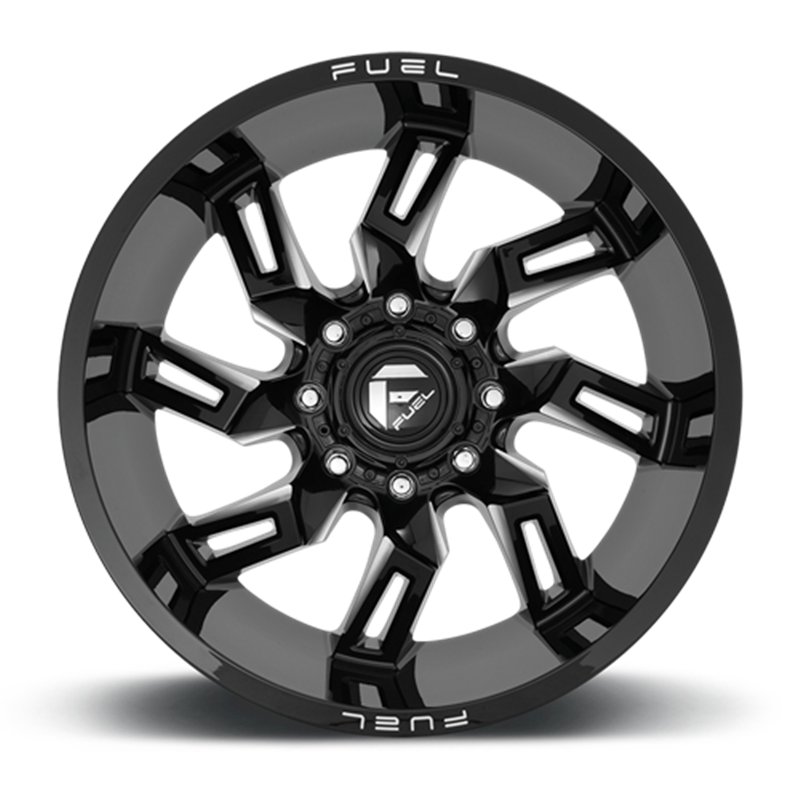 Fuel Off-Road | D747 LOCKDOWN 20x9.0 ET1 - GLOSS BLACK MILLED