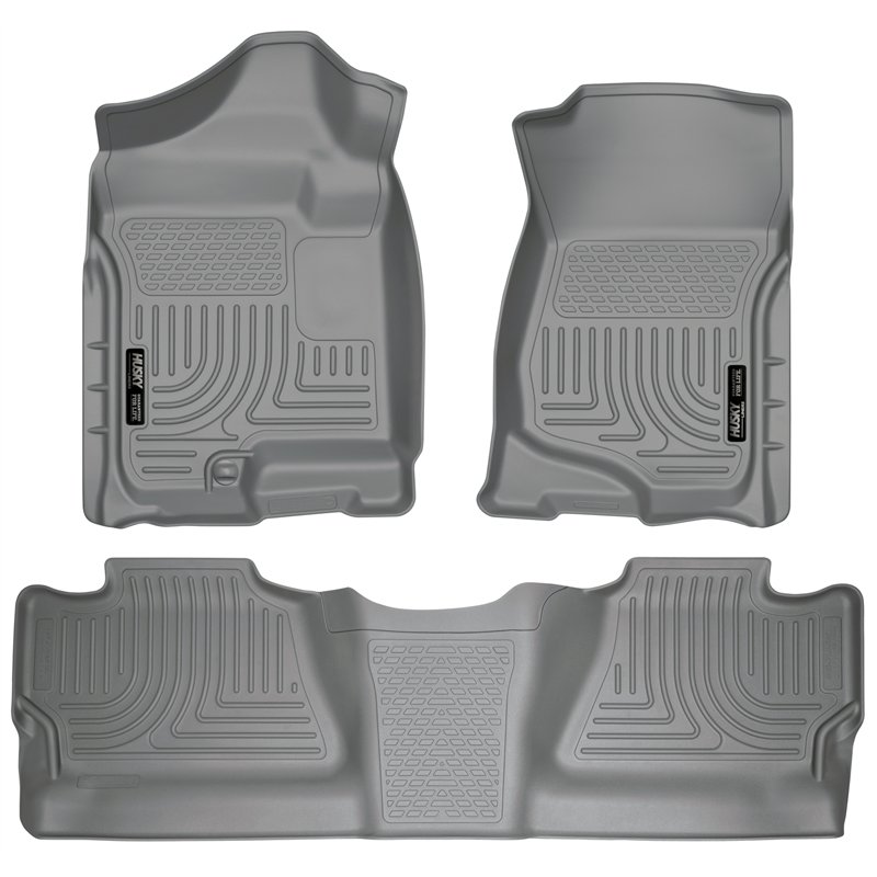 Husky Liners | Tapis protecteur Weatherbeater - Avant & Arrière (Couvre le repose-pied) - Chevrolet / GMC 2007-2014
