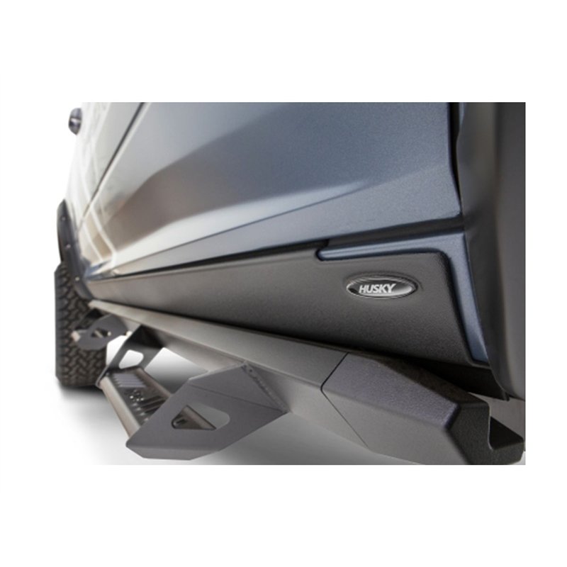 Husky Liners | Black Trail Armor Rocker Panel & Sill Plate Covers - Silverado / Sierra 1500 / Limited 2019-2025