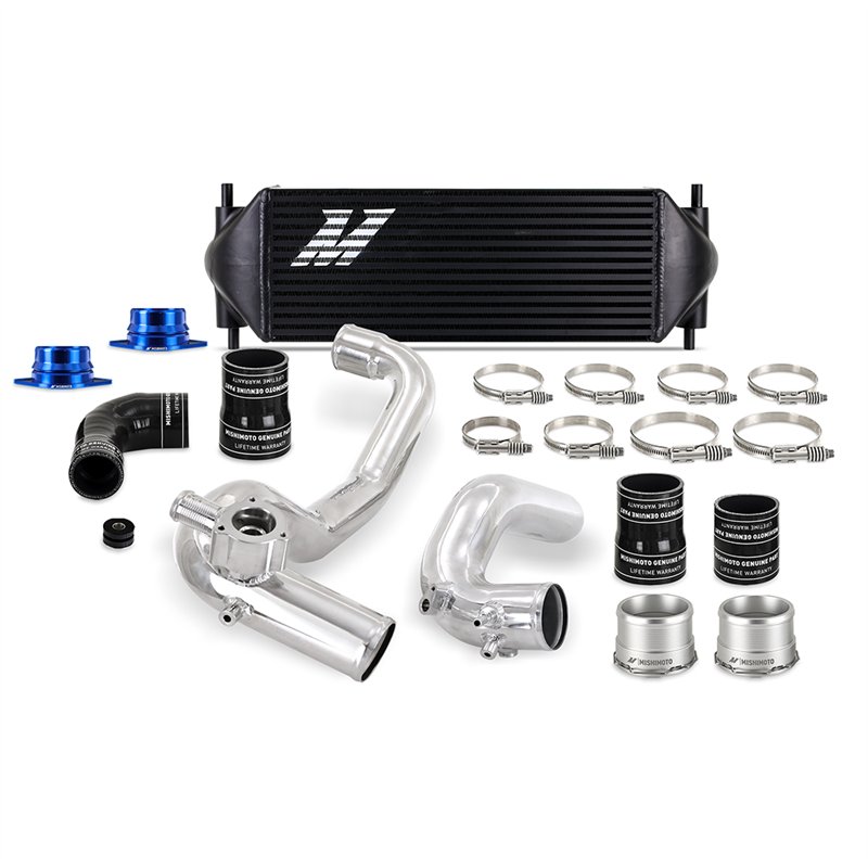 Mishimoto | Performance Intercooler Kit, Black IC, Polished IC Pipes - Bronco 2.3T 2021-2023