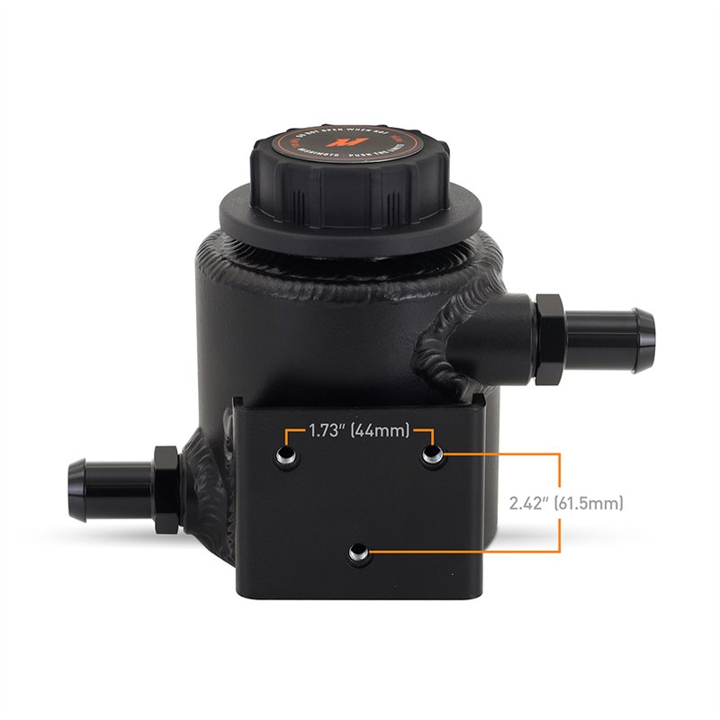 Mishimoto | Universal Aluminum Coolant Expansion Tank, Micro Wrinkle Black - Toyota 1996-2023
